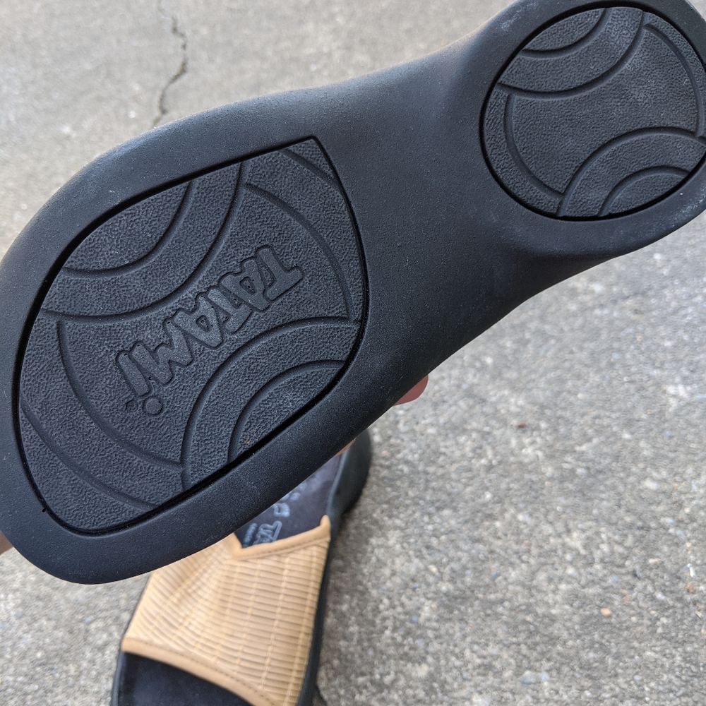 Tatami Made By Birkenstock Tan Slides Size 6/37 - image 4